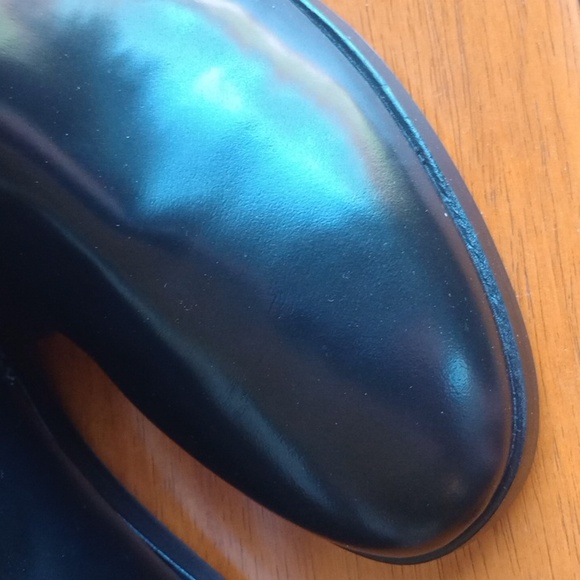 Madewell Black Patten Leather Knee-High Riding Boots Size 11 - Picture 3 of 15